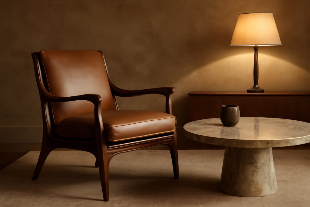 A luxurious interior space featuring exclusive han 0