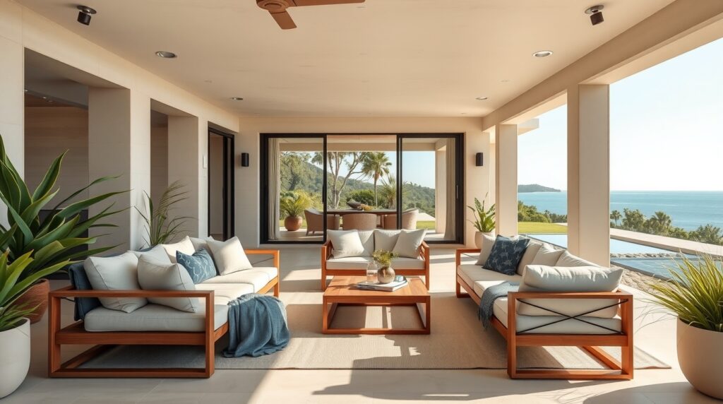 Flux Schnell A luxurious Australian outdoor living space featu 1