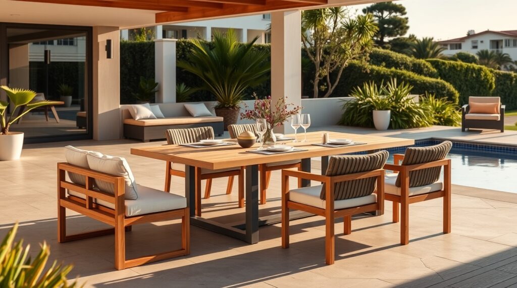 Teak vs Aluminium Dining Sets for Outdoor Entertaining