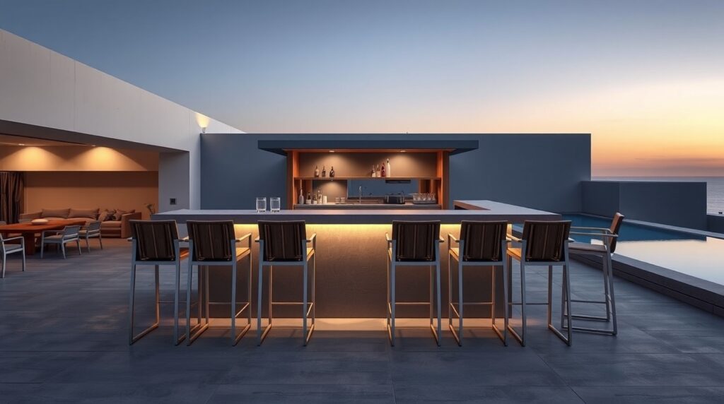 The Role of Outdoor Bar Chairs in Elevated Social Spaces