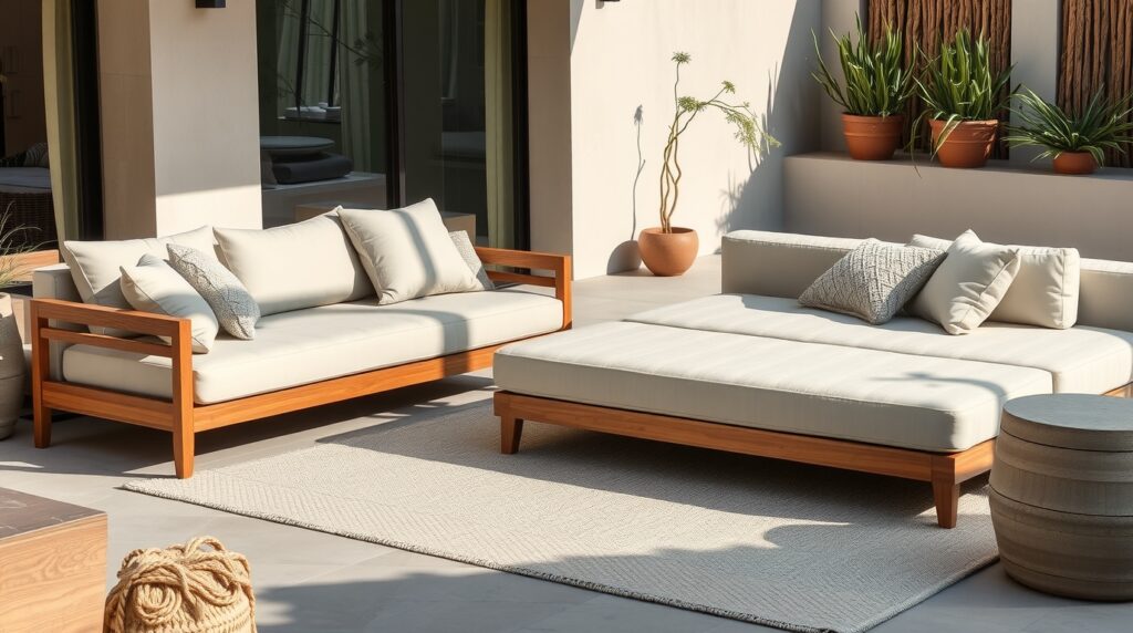 The Art of Layered Textures Styling Outdoor Sofas and Daybeds for Visual Depth