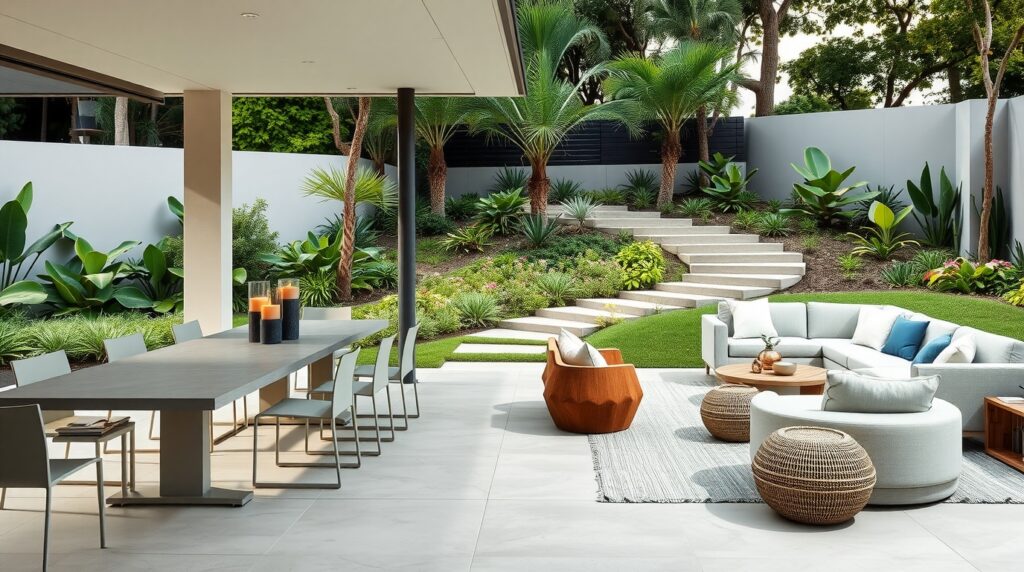 Designing for Flow Linking Dining, Lounges and Garden Areas Seamlessly